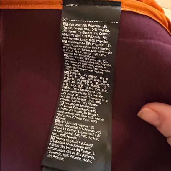 Kari Traa down/wool mixed media jacket size L - Picture 4 of 7